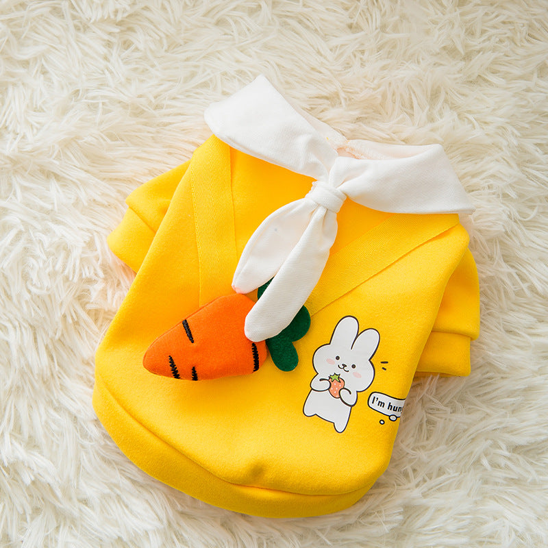 Cute Cartoon Pet Clothes for Autumn and Winter