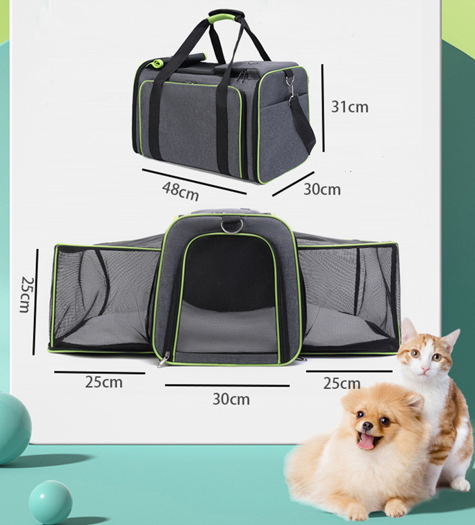 Portable One-Shoulder Folding Pet Carrier Bag