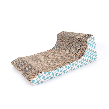 Double-Sided Cat Scratcher with Bell Ball Toy