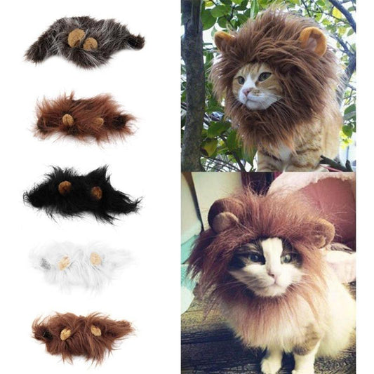 Funny Lion Mane Hat for Cats and Kittens